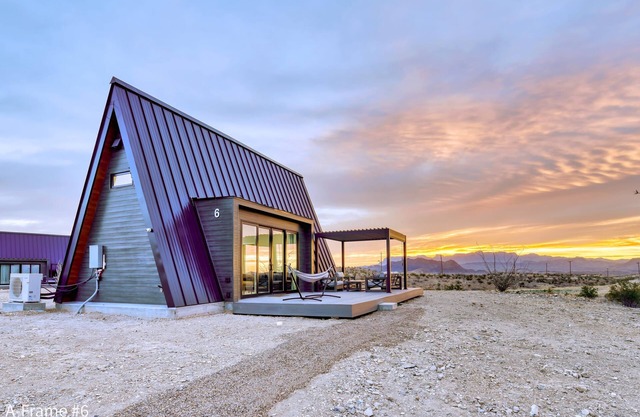 Stardust Big Bend Luxury A-frame 1 With a fab View