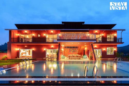 StayVista at Zen Haven with Pool, Bathtub, BBQ