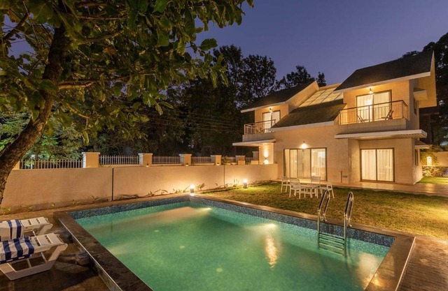 StayVista's Enchanting Haven - Modern Interiors, Sprawling Lawn with Gazebo, Swimming Pool, Indoor Games