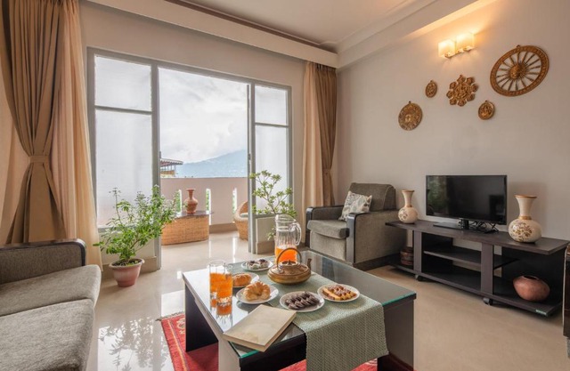 StayVista's Mystic Nest - Mountain & Valley-View Apartment with Contemporary Interiors & Modern Amenities