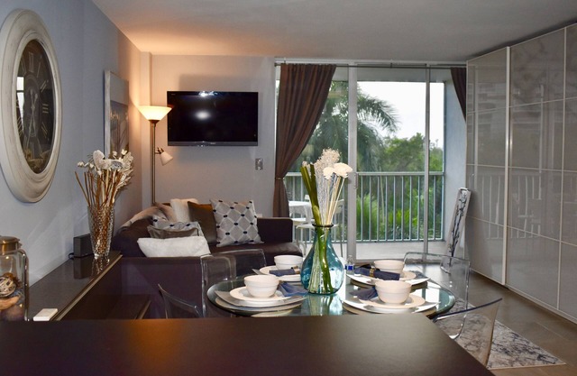 Steps from bluebill beach with stunning sunsets from your balcony.