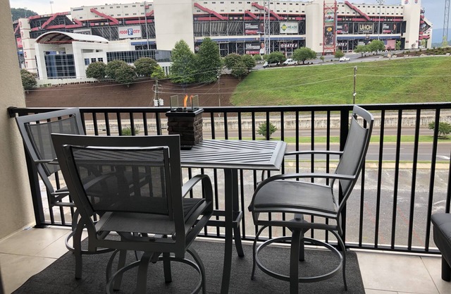 Steps right across from Bristol Motor Speedway!