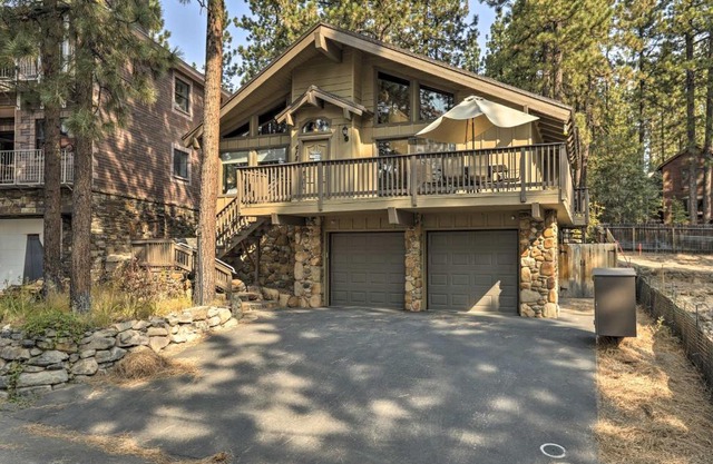 Steps to Nevada Beach Zephyr Cove Home with Deck!