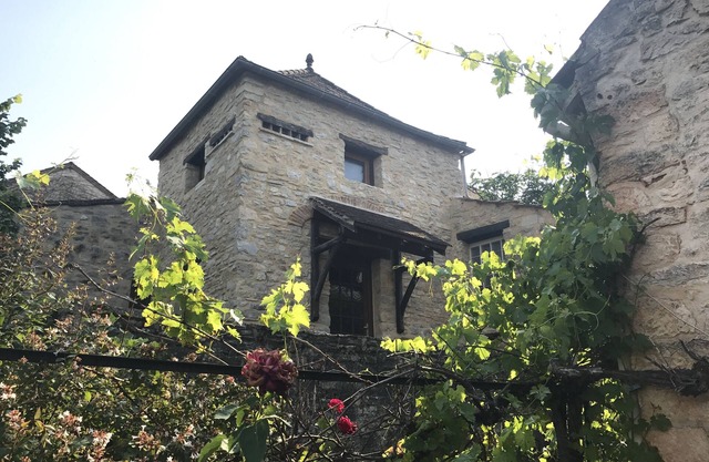Stone village house with dovecote and large terrace