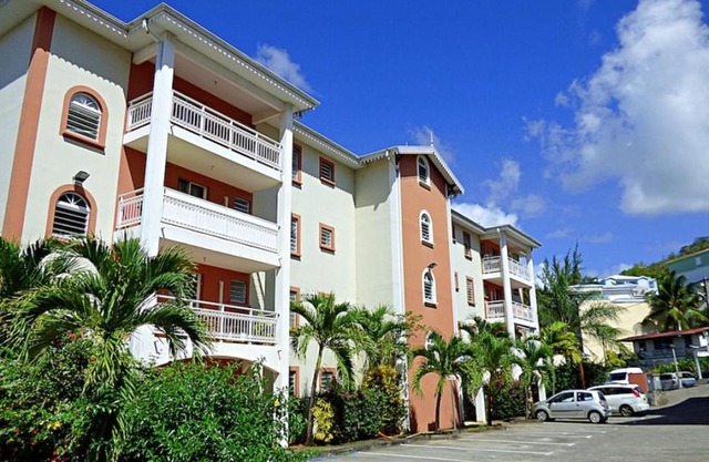 Studio agréable aux Trois-Îlets, 32 m² avec balcon lumineux