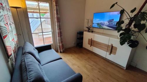Studio Amboise, parking, terrasse et jardin