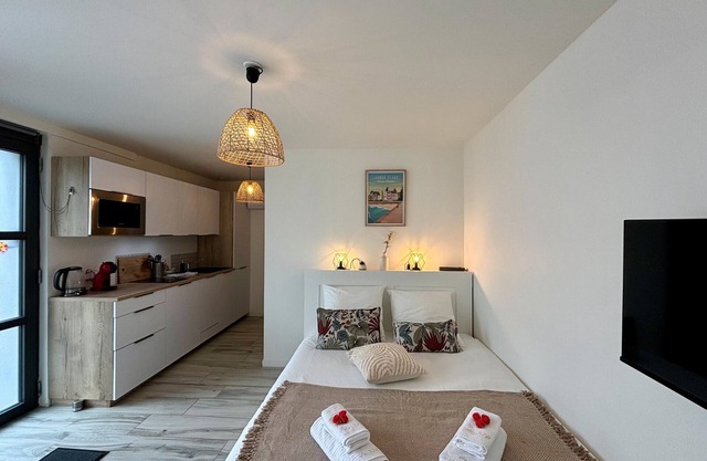 Studio Apartment 'N32b 350m Des Plages' with Wi-Fi and Air Conditioning