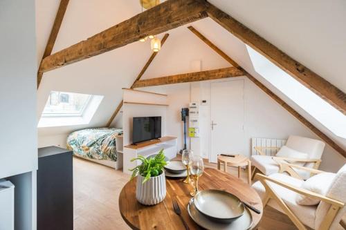 Studio Charmant -Cœur de Lannion - Tout equipé