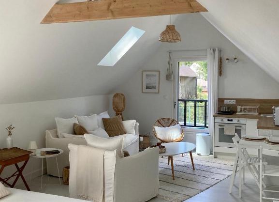 Studio cosy avec coin jardin
