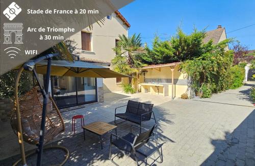 Studio cosy et lumineux proche Paris et Stade de France