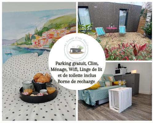 Studio de Jardin "Le Temps d une Pause" jusqu'à 4 personnes en face du Beaujolais - Climatisation et Borne recharge véhicule électrique