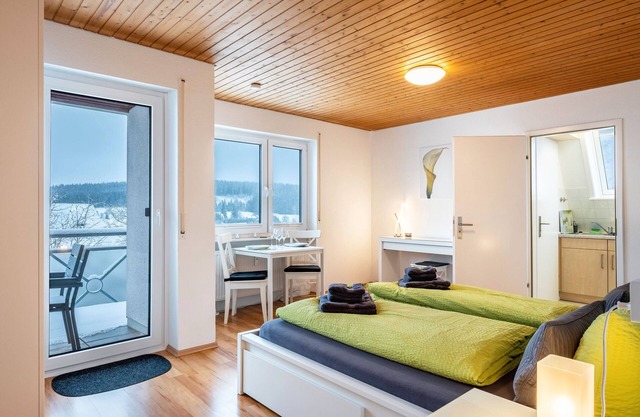 Studio Apartment 'Schwarzwaldblick F App 6 with Pool' with Wi-Fi