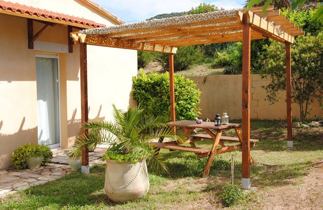 Studio ds Villa in La Campagne av Terrasse, quiet in ALATA