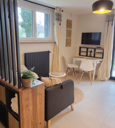 Studio en rez-de-jardin