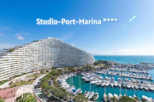 STUDIO-PORT-MARINA, Parking privé, climatisé au "DUCAL"