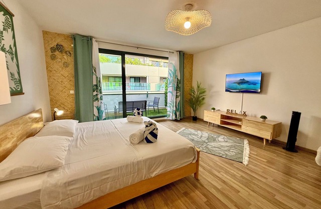 Studio Tehetu City - heart of Papeete - WiFi/A/C/park - 3 people