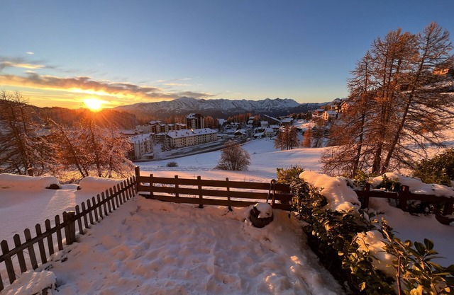 Studio with garden and breathtaking view of Valberg and Saint Honorât