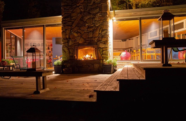 Stunning Modern Luxury Waterfront with its Own Brook/Waterfall.