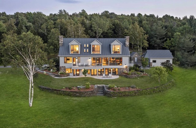 Stunning, Peaceful, Modern Vermont Estate surrounded by State Park