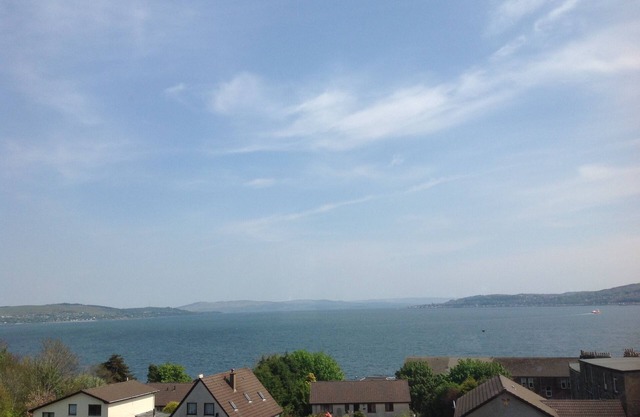 Stunning sea views in the beautiful village of Kirn Dunoon Argyle Scotland.