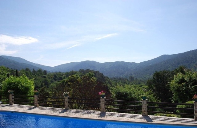 Stunning views & grounds, tennis, large heated pool, boules, olives, dream house