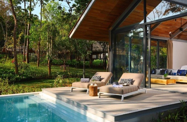 stylish, contemporary design one bedroom pool villa