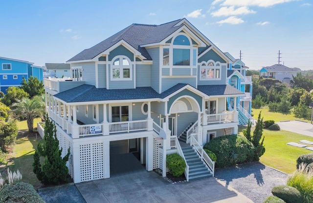 SUMMER SAVINGS - Oceanview & Dog Friendly in Avon with Pool, Hot Tub, Game Room