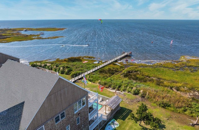 SUMMER SAVINGS- Premier Soundfront Dog Friendly w/Pool, Hot Tub, Elevator, More