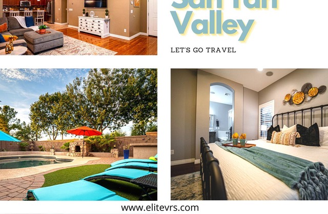 Sunny Haven! Perfect Heated Pool Home. Dog Friendly! 6M Min,