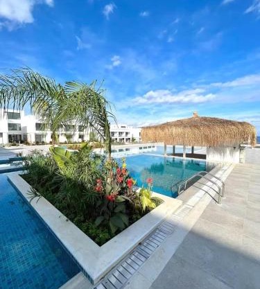Sunny studio in eco-wellness resort with sea and mountain views