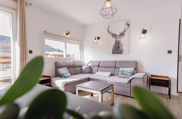 Superb 16/18 person apartment with sauna, at the foot of the chairlift, WiFi, table soccer