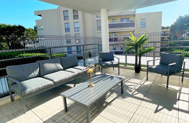 Superb 3P in a quiet location Swimming pool Terrace Barbecue Pétanque
