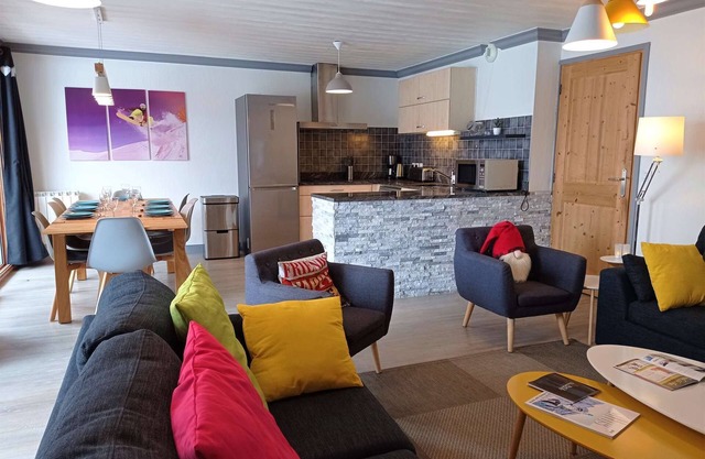 Superb apt 8/10 people 105m² in the heart of the resort