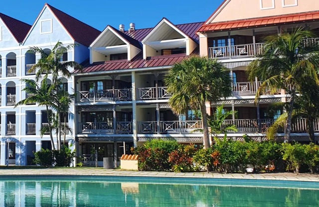 Taino Beach Bahamas 1 or 2 bedroom suite poolside with covered patio and beach