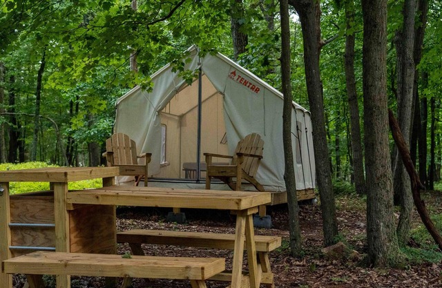 Tentrr State Park Site - WV Cacapon State Park - Site I - Single Camp