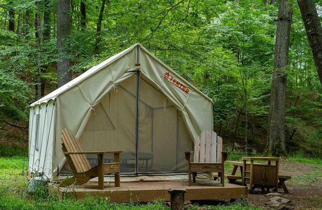 Tentrr State Park Site - WV Lost River State Park - Site E - Single Camp