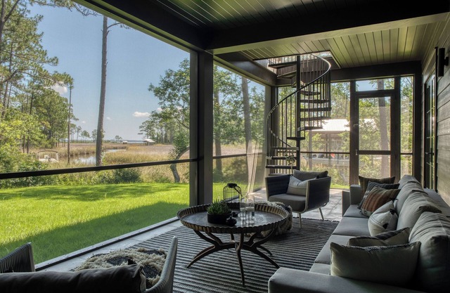 The Black Lotus | Designer Bayou Home w/Boat Launch, Views + Events | Near Grayton Beach