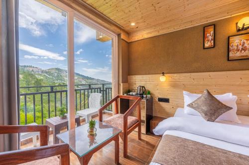 The Kufri Castle I Vacations I Conference I MICE I Family Events I Open Air Terrace I Sky Bonfire I Wooden Rooms With Pvt Balconies I by Exotic Stays