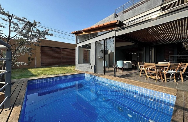 The Perfect Getaway: Relaxing Hot Tub Retreat