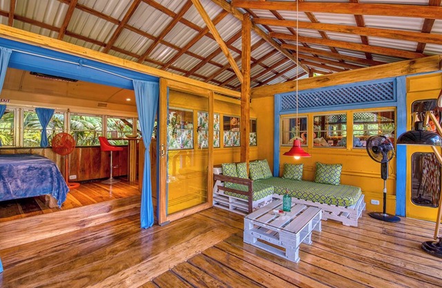 The School Bus is located on beautiful Beach front property