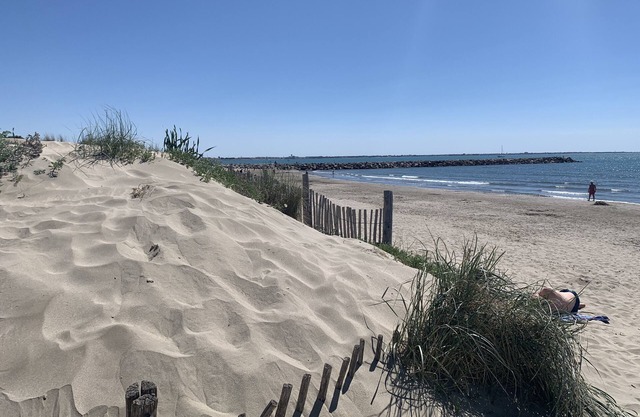 The Sea and the Beach at the end of the garden 4-bed apartment with terrace and garden