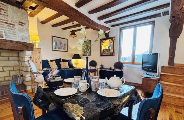 The striped house in the historic heart of Honfleur