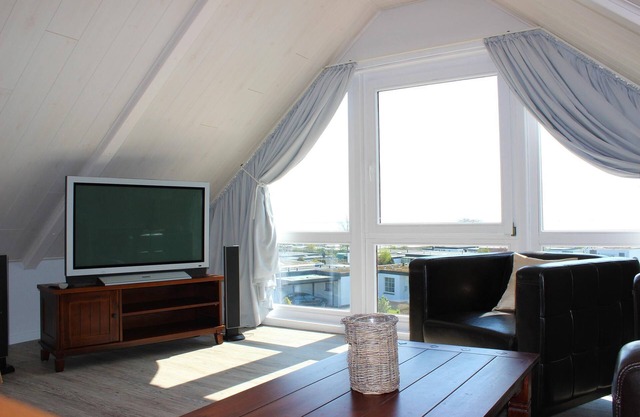 The vacation apartment Traumblick at Kortenkamp 5 in Rettin extends over 2 floors.
