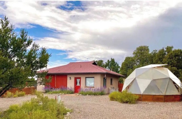 This cottage is located near a Stupa, a magnificent monument of enlightenment.