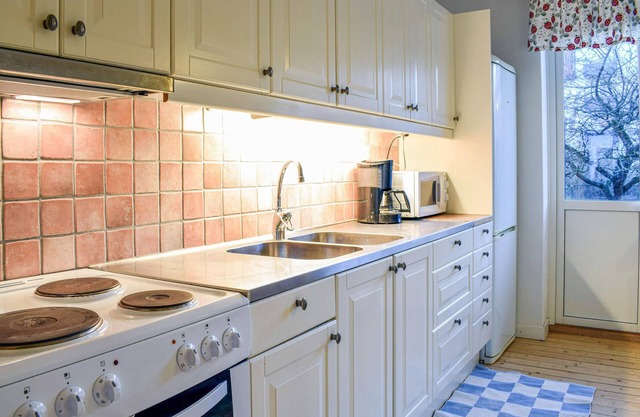 This renovated and well-maintained first floor vacation apartment is centrally located in Ystad.