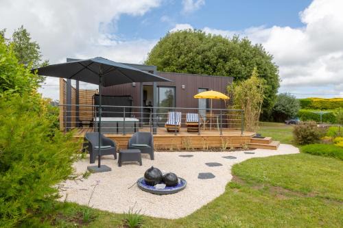 Tiny house spa terrasse 15min plage