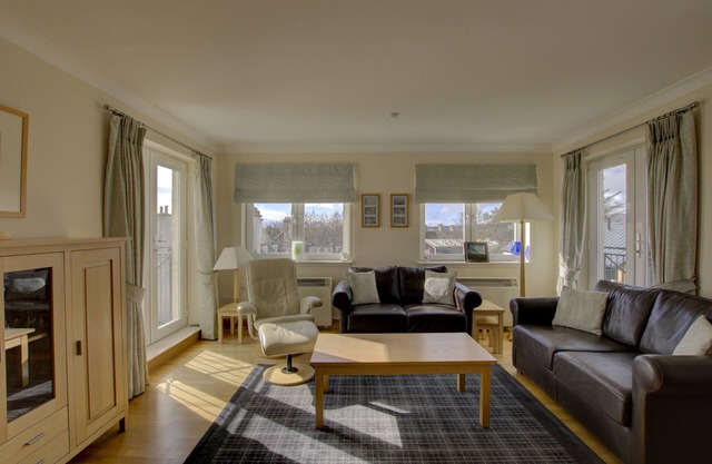 Top-floor, two-bedroom golf apartment with views over the famous James Braid Brora Golf Course