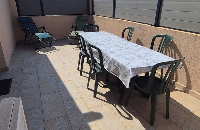 Top of villa in charming Provencal village