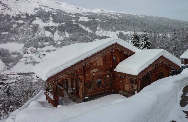 Traditional plank Savoyard Chalet