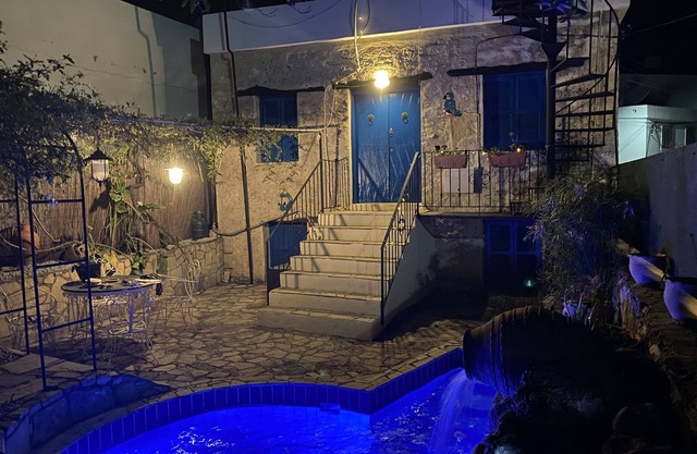 Traditional Cyprus Cottage in Village Location with 4 Poster Bed & Romantic Pool